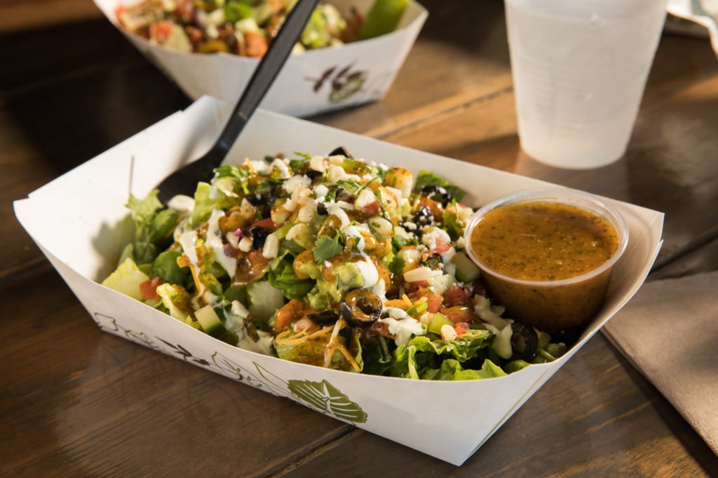 Salad with Fork Baja Dressing - Burrito Shak - RCI Plus Topsail