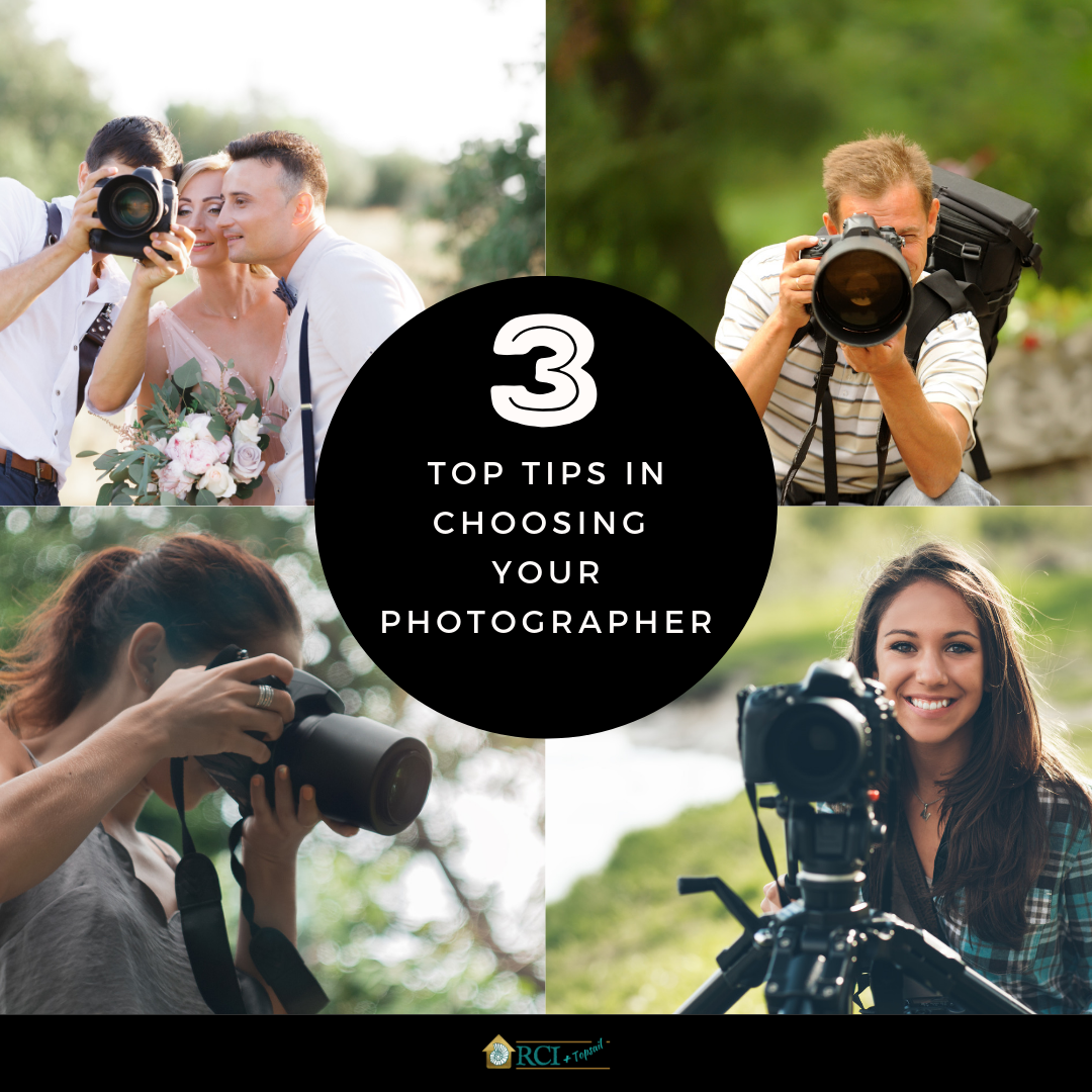 Top 3 Tips in Choosing Your Photographer - RCI Plus Topsail