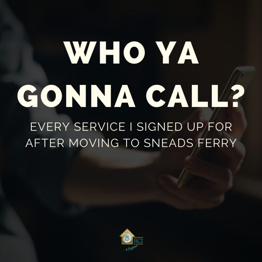 Who Ya Gonna Call Services - RCI Plus Topsail